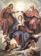 VELAZQUEZ, Diego Rodriguez de Silva y Virgin Mary wearing the coronet Spain oil painting artist